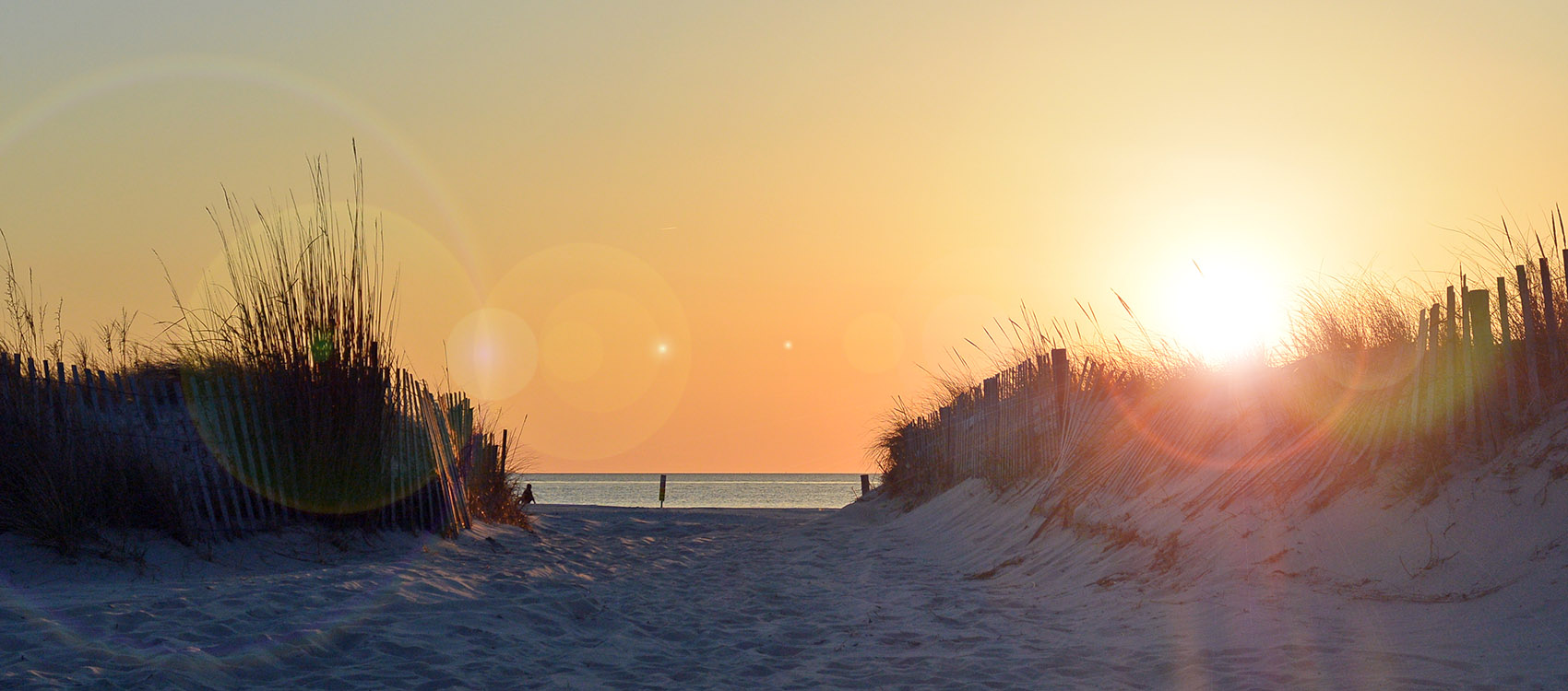 Sunset on Eastern Shore Beach