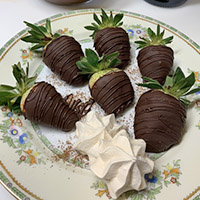 chocolate covered strawberries